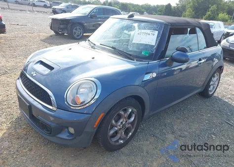 2011 Mini Cooper S S from USA, damaged, VIN WMWZP3C51BTX83355